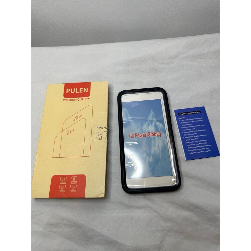 Pulen Premium Screen Protector and Bumper Case for Moto G Power